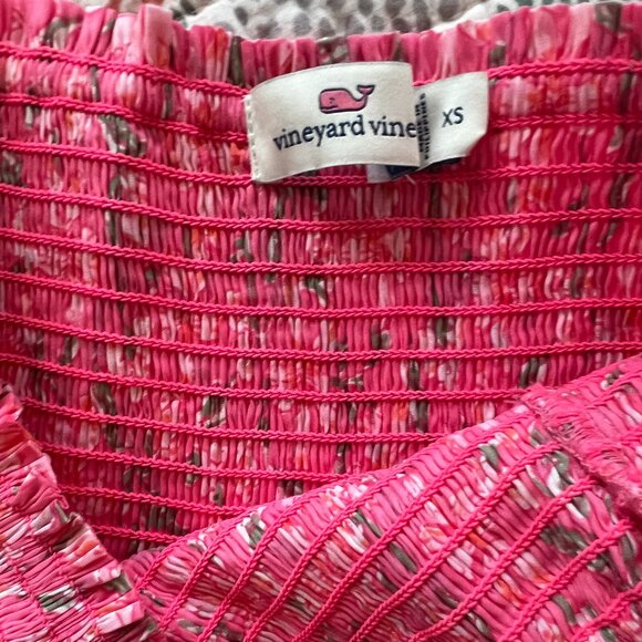 Vineyard Vines Oleander Floral Tiered Ruffle Skirt - Picture 6 of 7